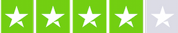 Trustpilot rating - 4 stars